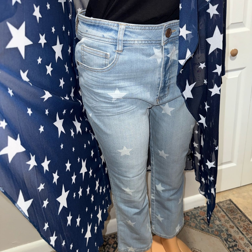 NWT JOUJOU Star Patterned jean size 13/14 - Picture 3 of 8
